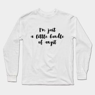 Little bundle of angst | Funny Long Sleeve T-Shirt